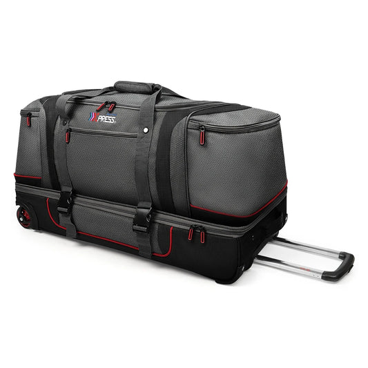 30" Rolling Duffel Bag with Wheels and Handle Drop Bottom GlowCart