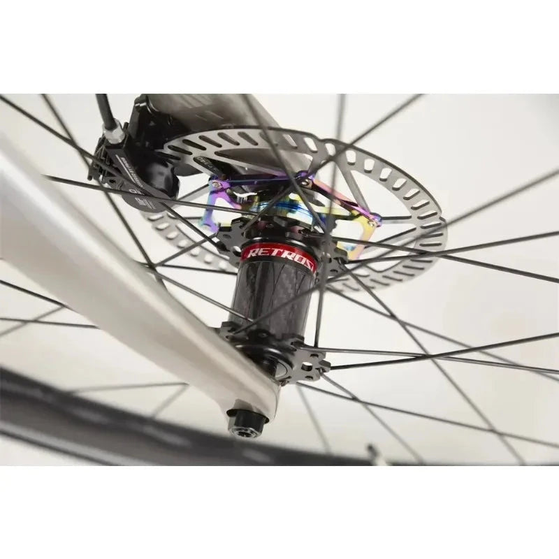 TWITTER Holographic color Gravel V3 RS-24Speed Off-road grade T900 carbon fiber bycicle 700*40C hydraulic disc brake gravel bike GlowCart