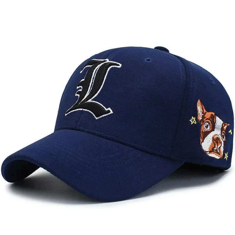 Embroidery Fitted Full Stretch Closed Letters Flexible Cap GlowCart