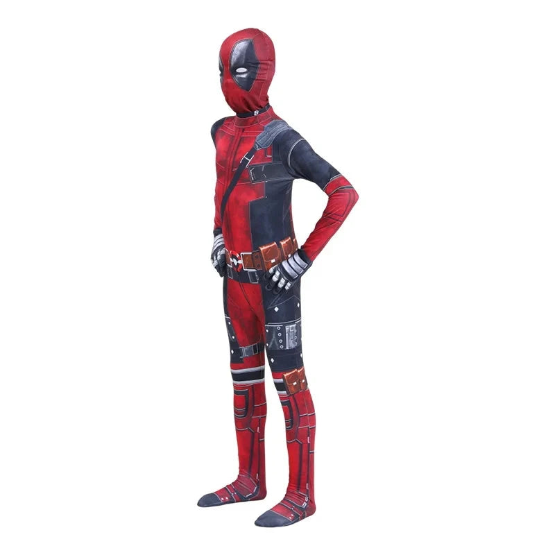 Dead Cosplay Pool Cosplay Kid Costume Child Superhero GlowCart