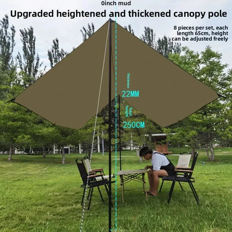 Outdoor Sky Tent Camping Portable Camping Picnic Sunscreen GlowCart