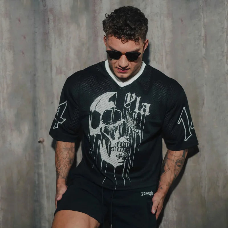 T-shirts Men Summer New Sports Men T-shirts Leisure Round Neck Fashion Loose And Comfortable Clothing Gym Running Shirts man GlowCart