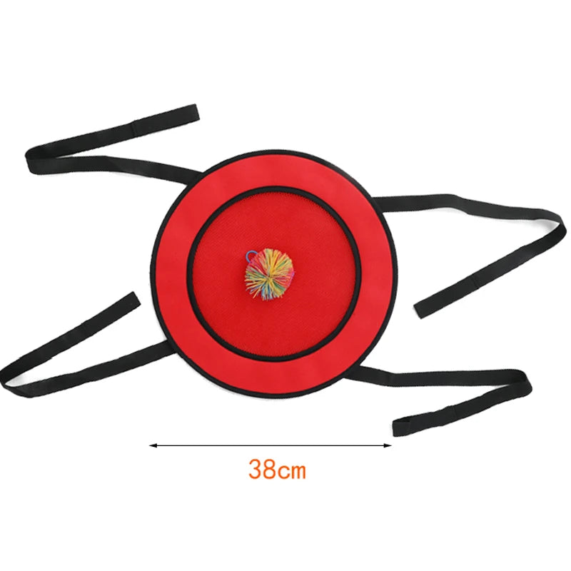 Children Outdoor Fun Sports Games Toss And Catch Ball Set Two Player Interactive Sensory Integration Toys Juegos Exterior GlowCart