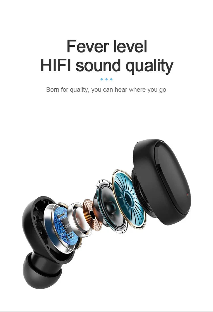 Original A6S TWS Headset Wireless Earphones Bluetooth GlowCart