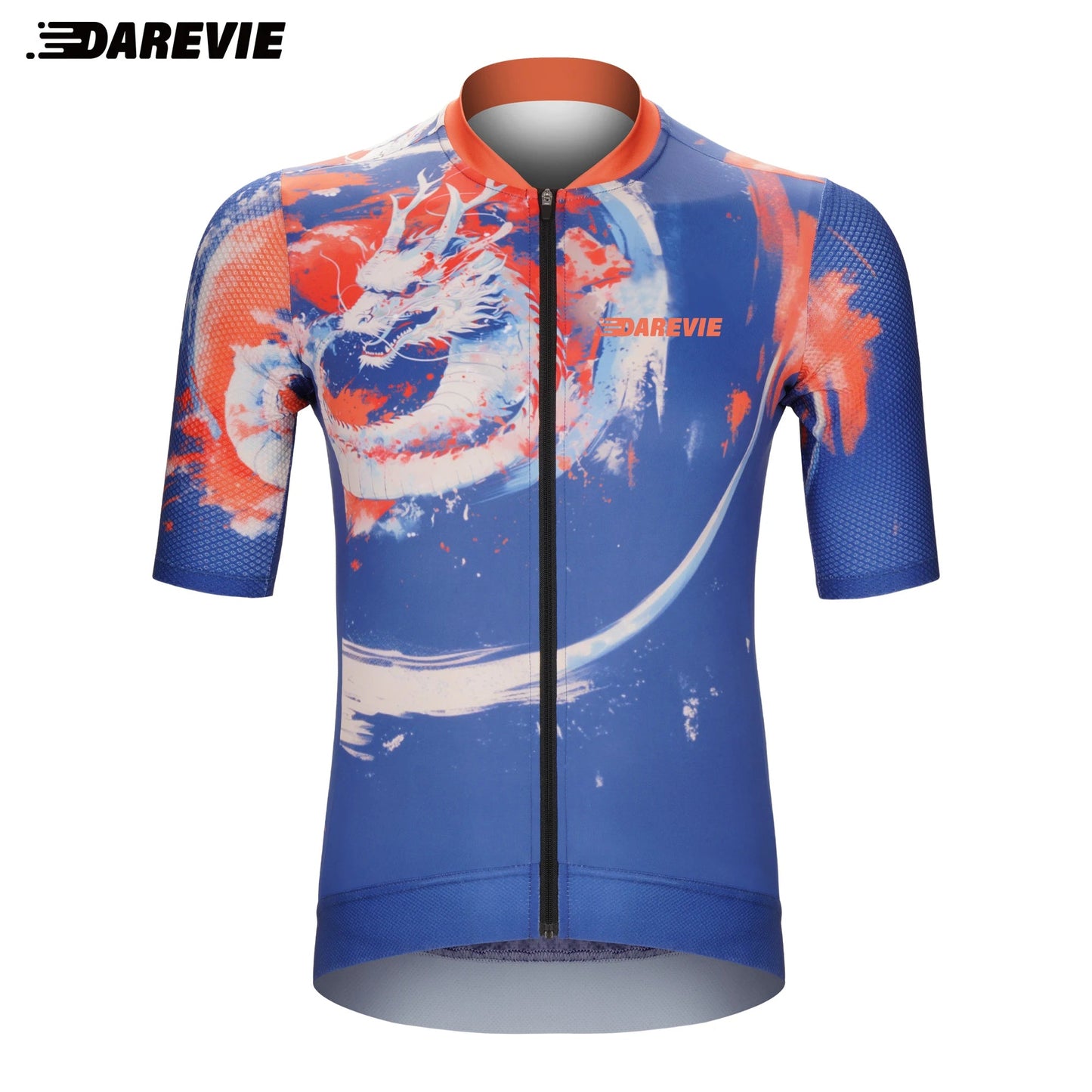 DAREVIE Cycling Jersey SPF 50 Anti-UV Training Level Slim Fit Small Size Men Women Man Cycling Maillot Bike Jersey Cycling Shirt GlowCart