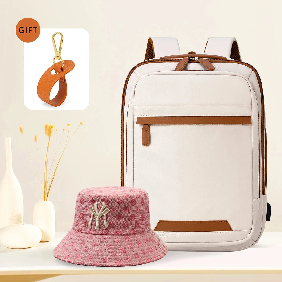 High-Quality USB Rechargeable Backpack Men's Waterproof Bag GlowCart