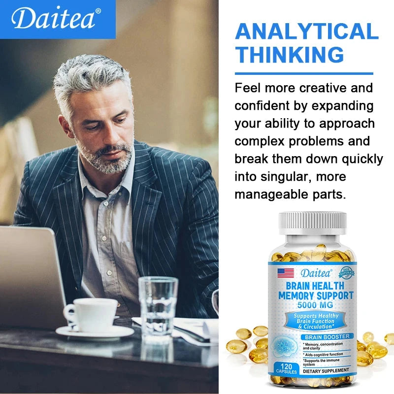 Vitamin B6 Supplement, Brain Health Memory Support 5000 mg, GlowCart