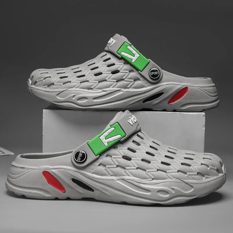 Flat Sandals Men Shoes 2025 Slippers Men Garden Platform Sandals Man Summer Sandals Male Sneakers Outdoor Flip Flops Home Clogs GlowCart