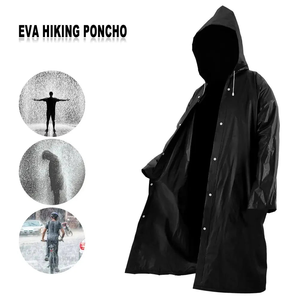 1Pcs EVA Unisex Raincoat High Quality Thickened Waterproof GlowCart