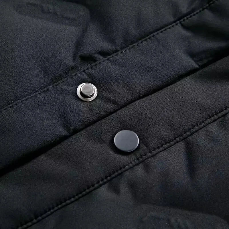 Mens Lightweight Down Jacket Autumn Winter Warm Hooded Stand GlowCart