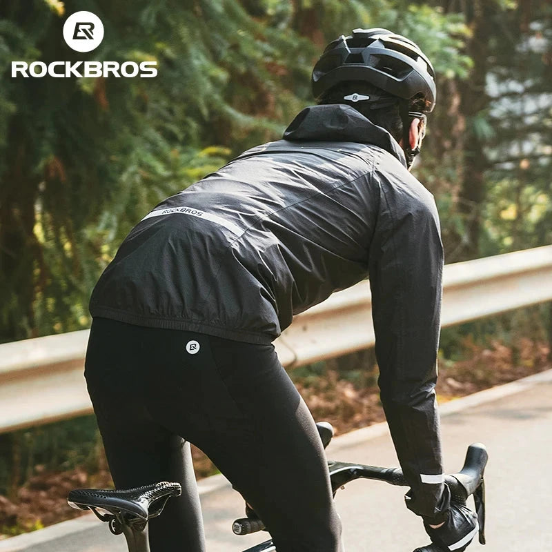 ROCKBROS Raincoat Cycling Waterproof Jacket Lightweight GlowCart