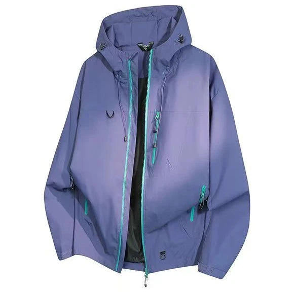 Men's Rain Jacket Lightweight Windbreaker Cycling Coats with GlowCart