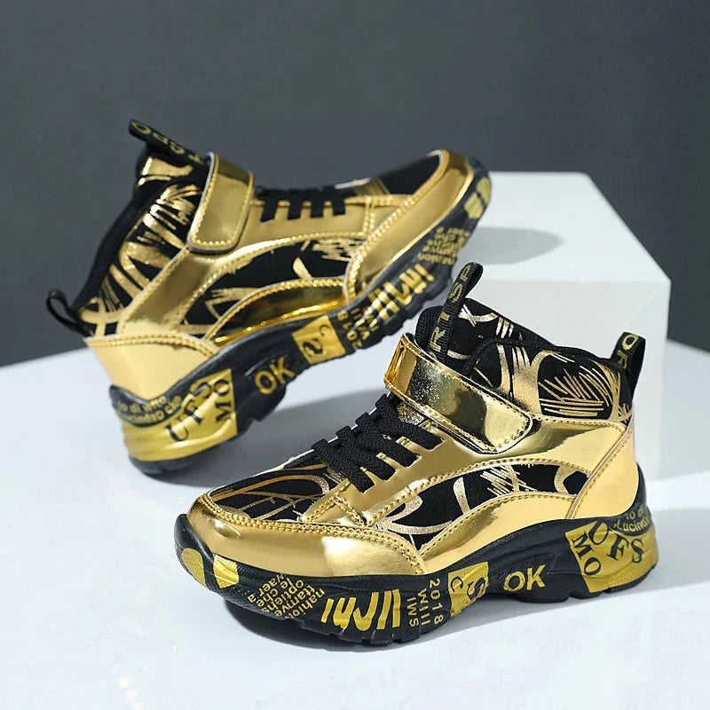 sAutumn breathable boys and children's sports shoes casual running shoes GlowCart