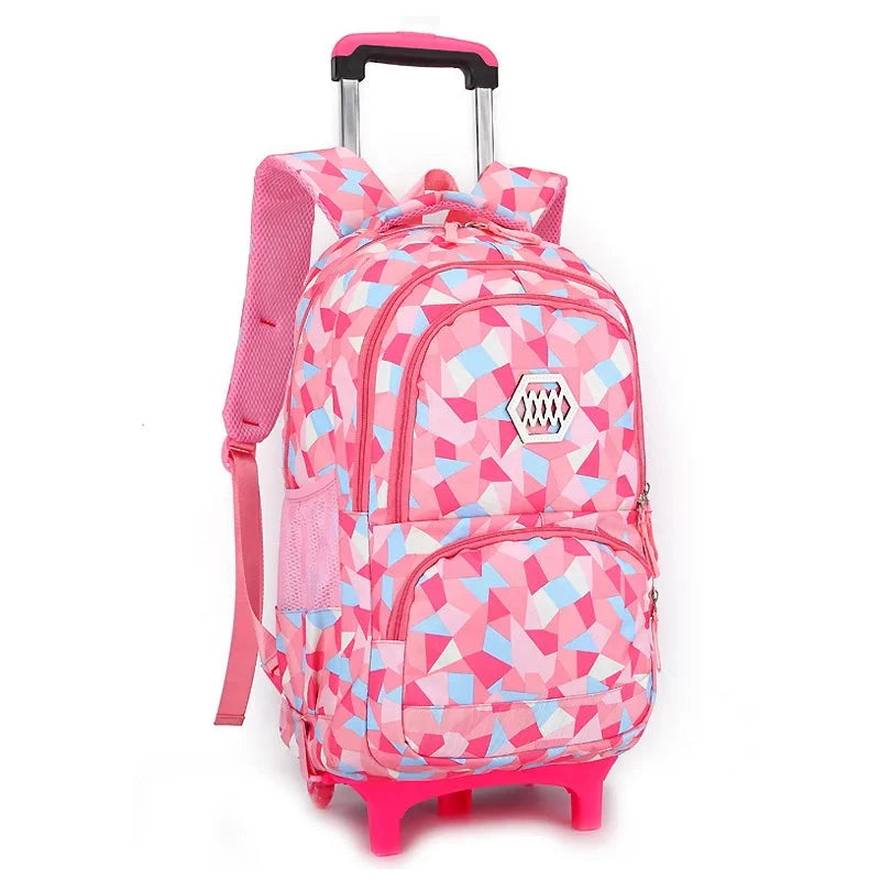 wheeled bags for girls kids Travel luggage Rolling School GlowCart