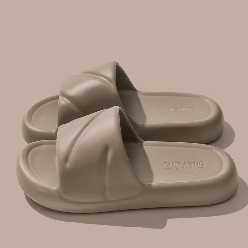 Cloud Slippers For Men Bathroom Thick-soled Non-Slip Slides GlowCart