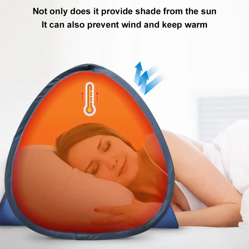 Beach Headrest Sunshade Tent Automatic Opened Portable Sun GlowCart