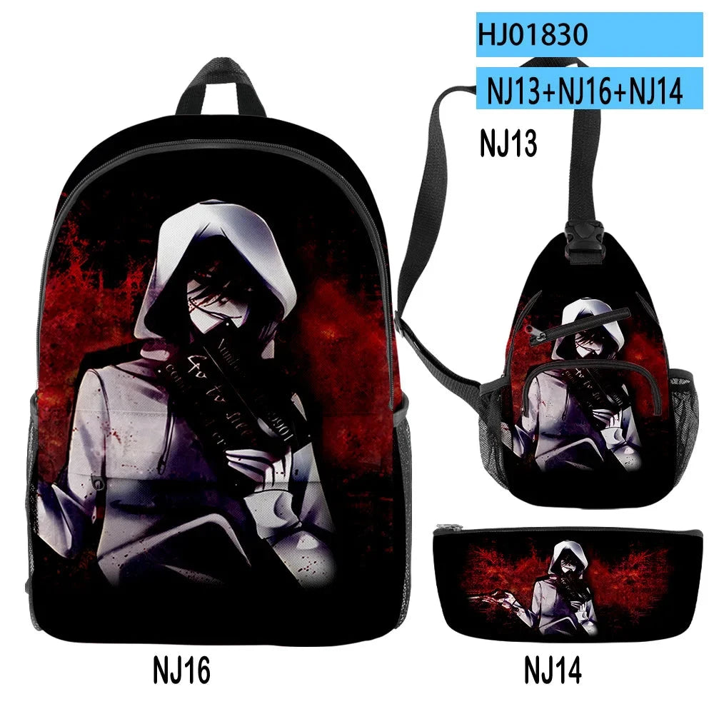 Cartoon Popular Jeff the Killer Creepypasta 3D Print GlowCart