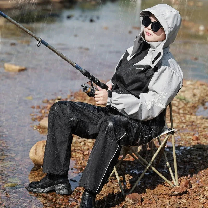 WOSAWE Lightweight Motorcycle Riding Rain Suit Breathable GlowCart