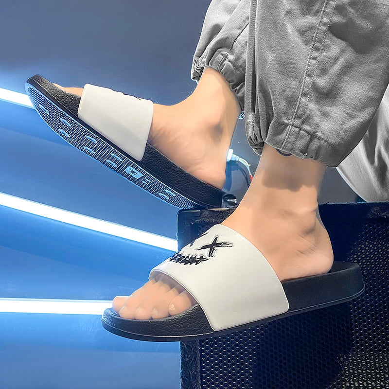 Summer Men's Slippers Shoes Man Soft Slides Non-slip Casual Indoor Outdoor EVA Sandals Beach Garden Fashion For youngster GlowCart