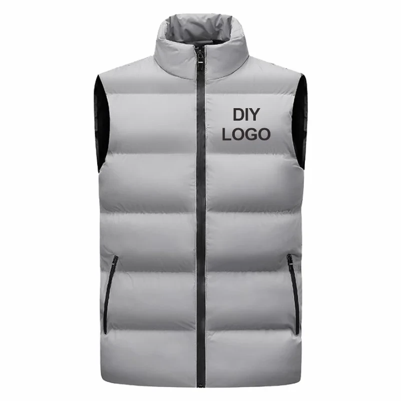 Sleeveless Vest Men's Stand Collar Thicken Jacket Down GlowCart