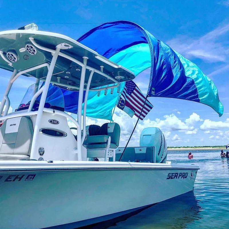 Outdoor Beach Shade UPF50+ Beach Canopy Sun Shade Tent GlowCart