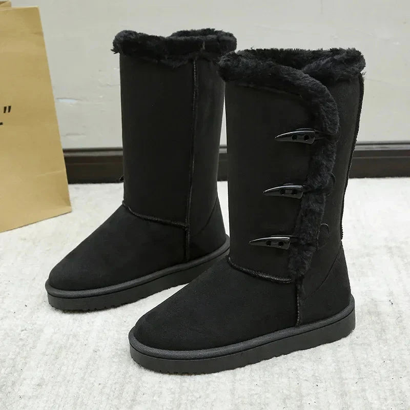 trend winter warm Women's Snow boots  For Waterproof GlowCart