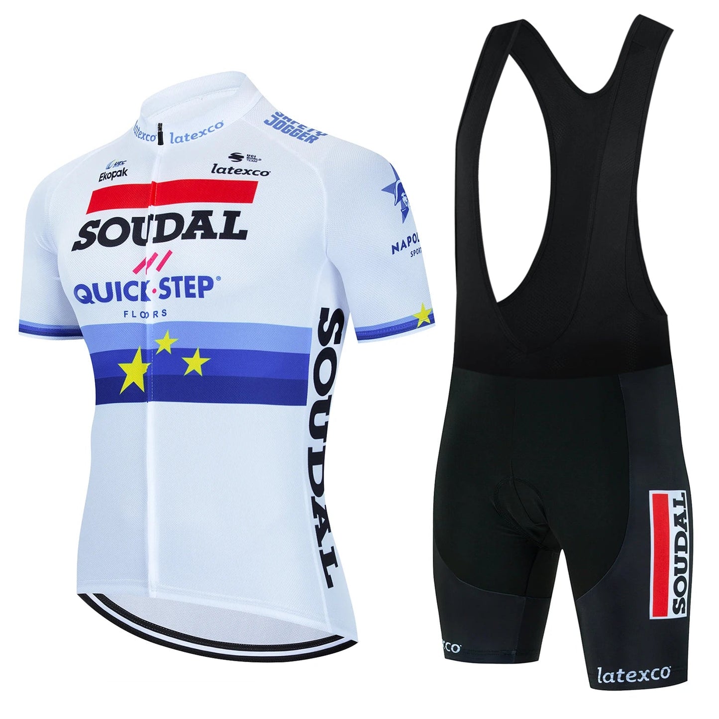 2025 SOUDAL Cycling Clothes Jersey Men Set Mtb Road Bike Uniform Shorts Man Mountain Complete Bib Men's Suit Cycle Spring Summer GlowCart