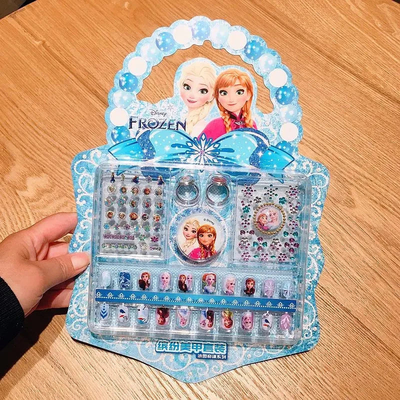Disney Children's Nail Sticker Set Elsa Princess Dress Up GlowCart