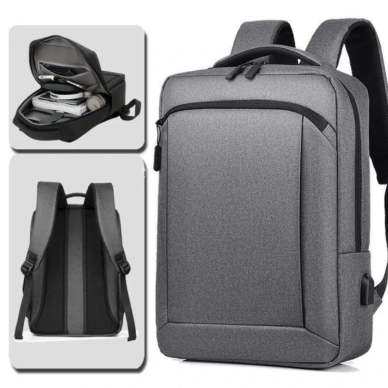 Man Oxford Backpacks High Quality Men 15.6 inch Laptop GlowCart
