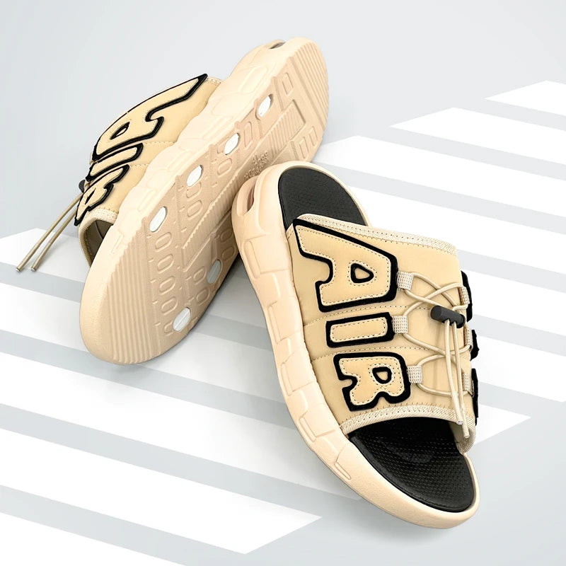 Men's Sport Slippers Summer Sandals Thick Sole Beach Flip-flops Flats Outdoor Breathable Sneaker Size 40-49 Big Fat GlowCart