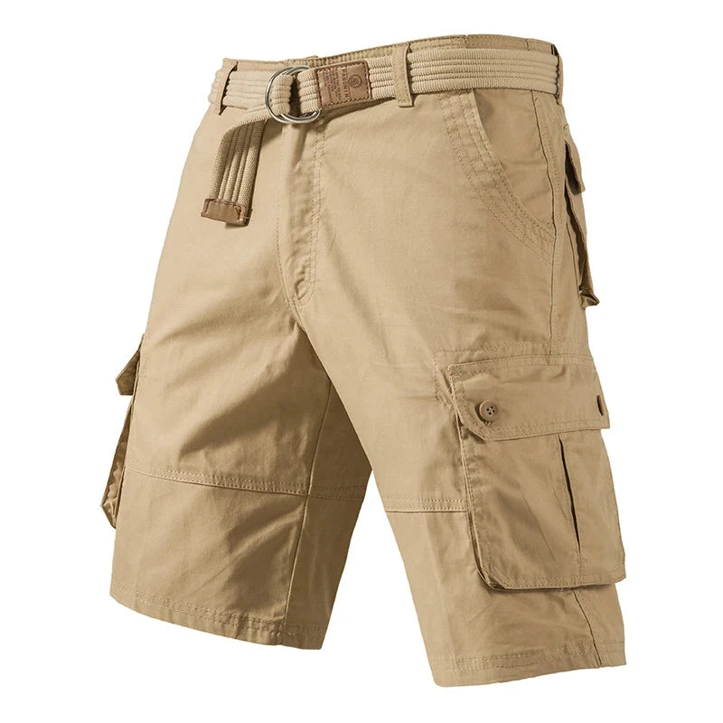 Cargo Knee Shorts Men Sports Casual Bermuda Shorts Plus Size GlowCart