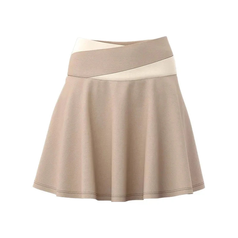 Women's Sports Half Skirts Fake Two Piece Anti Light Short GlowCart