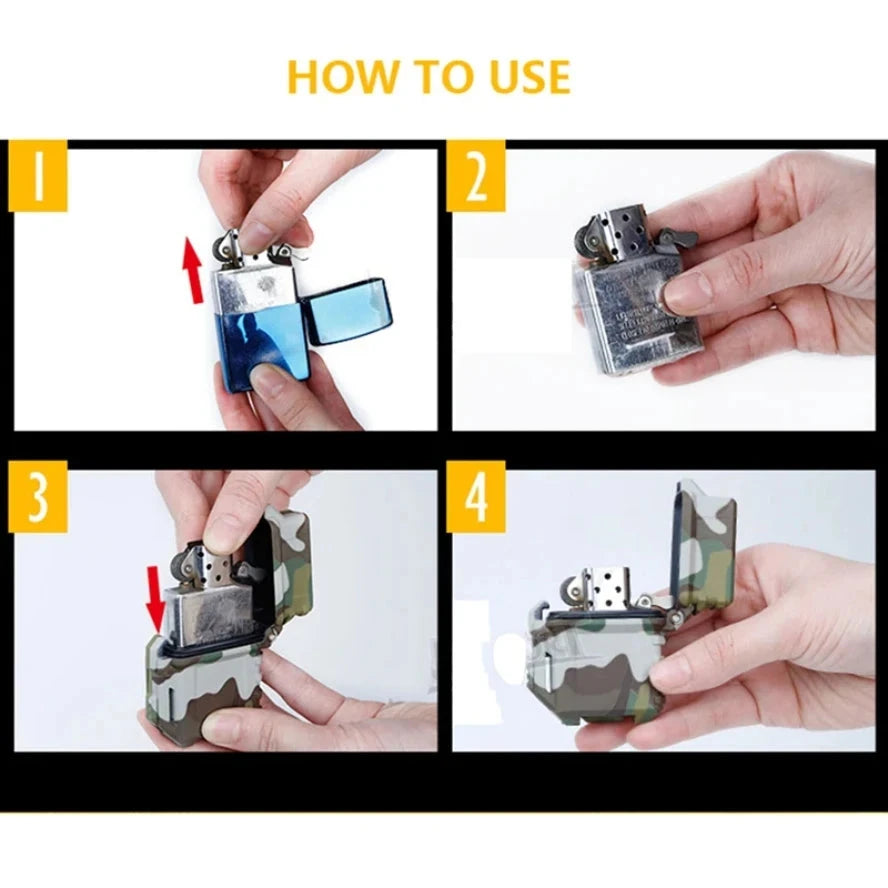 Tactical BP-72 Lighter Storage Case Universal Portable Box GlowCart