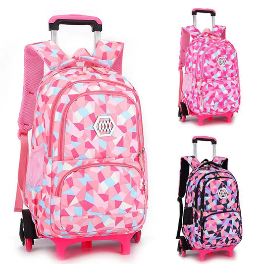 wheeled bags for girls kids Travel luggage Rolling School GlowCart