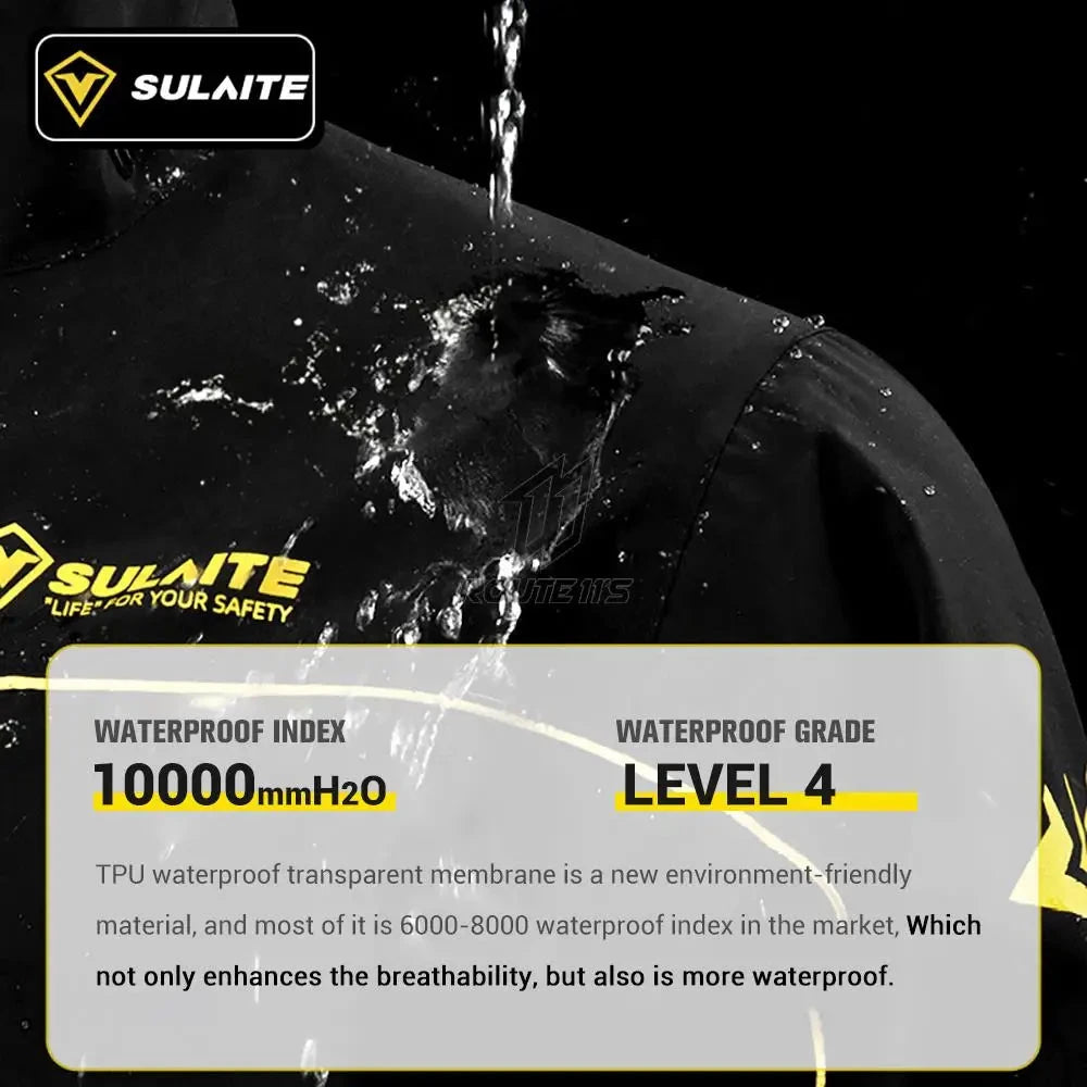 Motorcycle Raincoat Suit Rainstorm Prevention Jacket Pants GlowCart