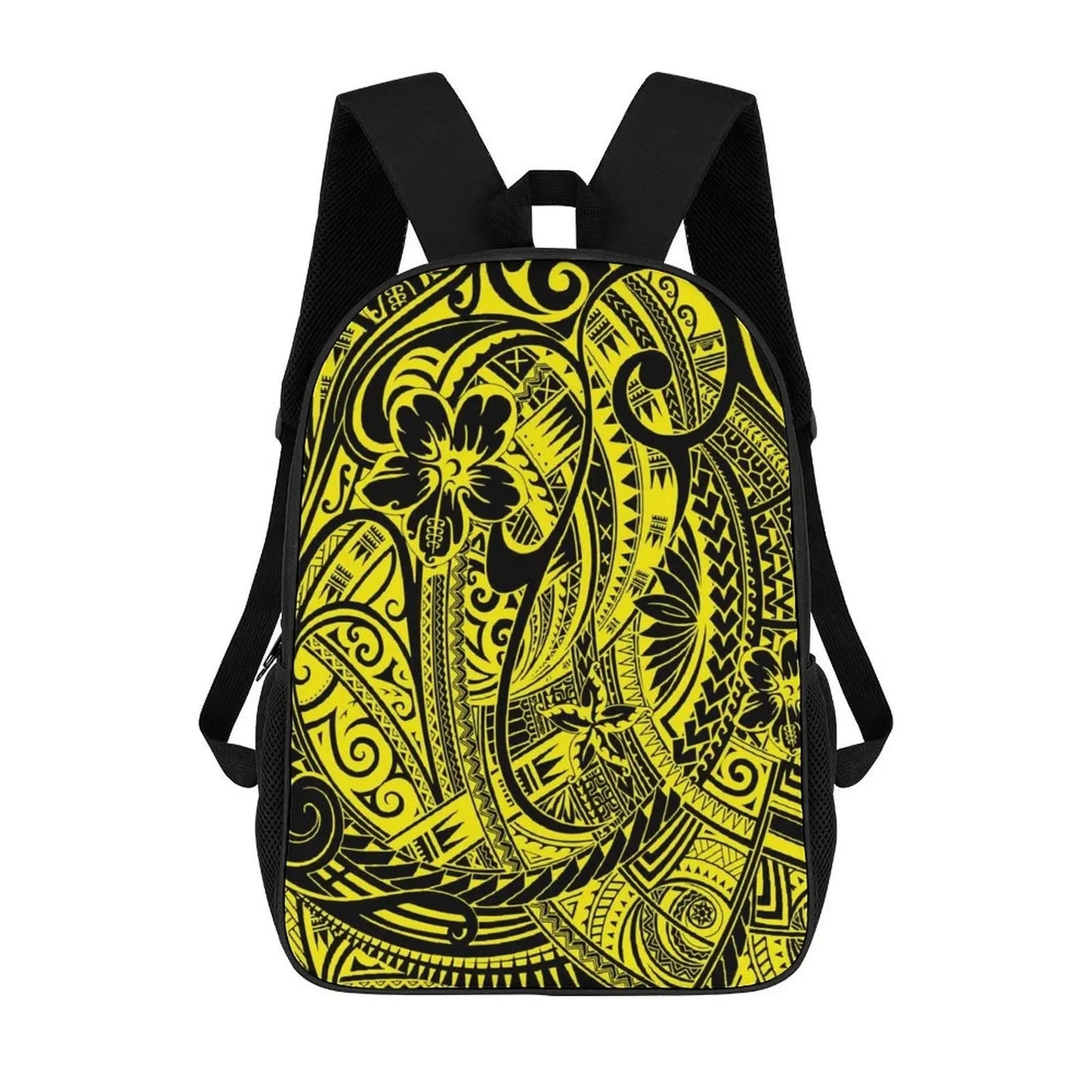 Artistic Polynesian Backpack Teens Adults School Laptop GlowCart