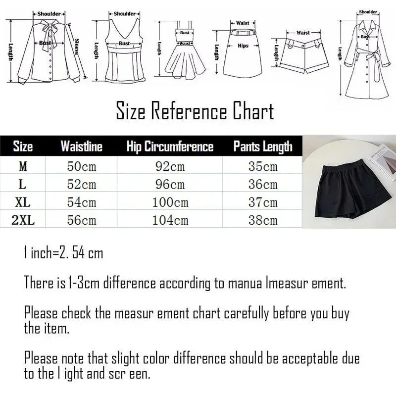 Women Simple Soft Shorts Large Size Casual Shorts Yoga Beach Pants Female Sports Shorts Wide Leg Bottoms Hot Streetwear GlowCart