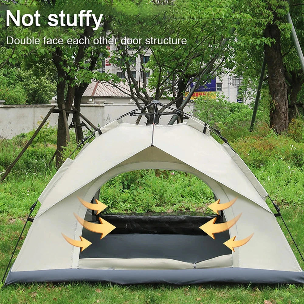 Outdoor Self-driving Travel Camping Tent Automatic GlowCart