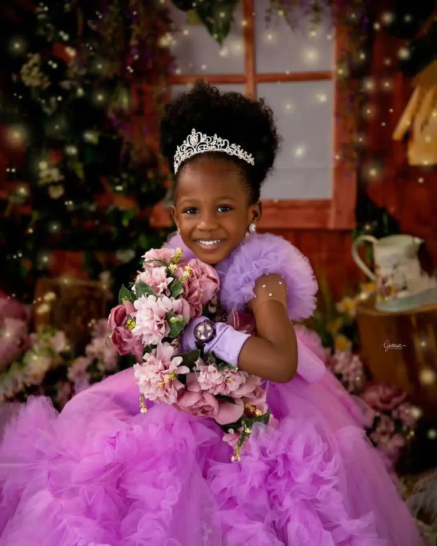 Lilac Girl Pageant Dress Flower Girls Dresses for Wedding GlowCart