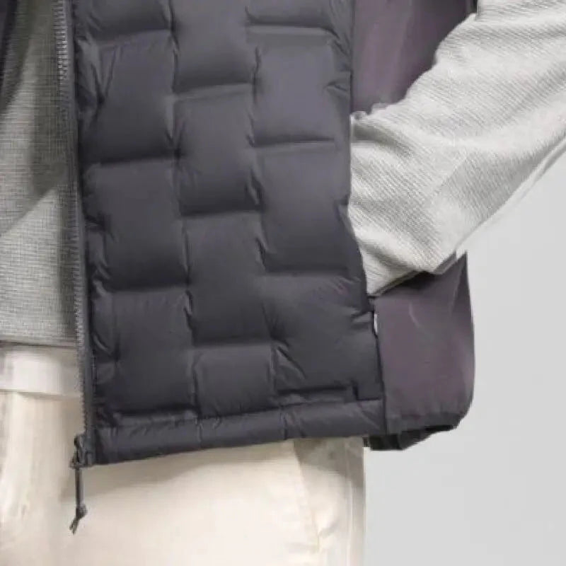 Autumn Winter Vest For Men Warm Sleeveless Puffer Coat For GlowCart