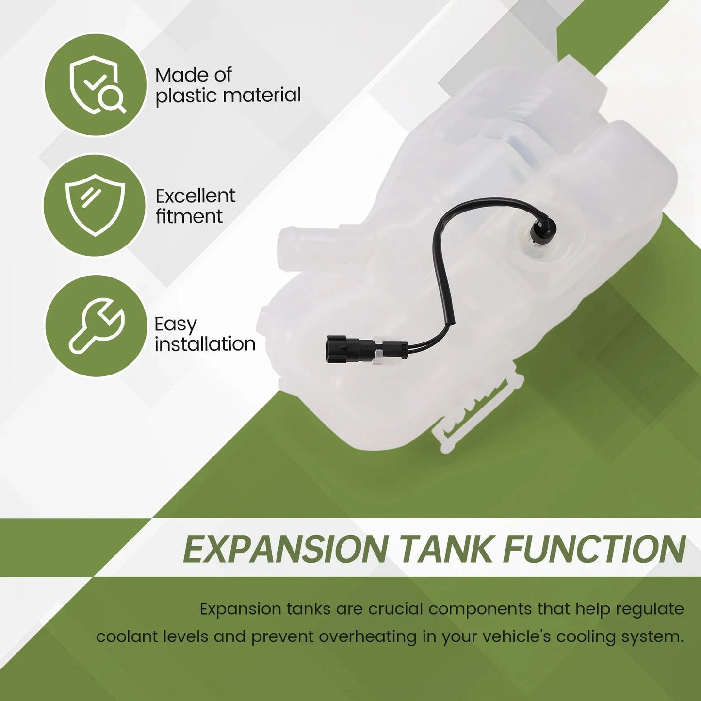 Car Coolant Water Radiator Bottle Cooling Tank Reservoir for Volvo V40 1.6T 31338763 GlowCart