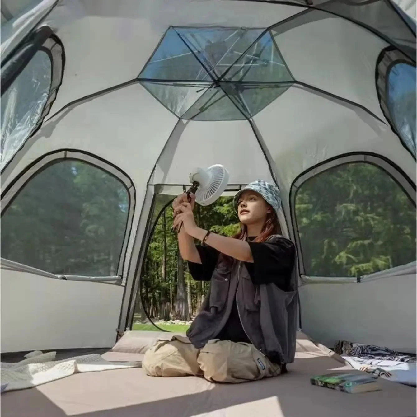 Pop up tents for camping waterproof Portable Windproof tents GlowCart