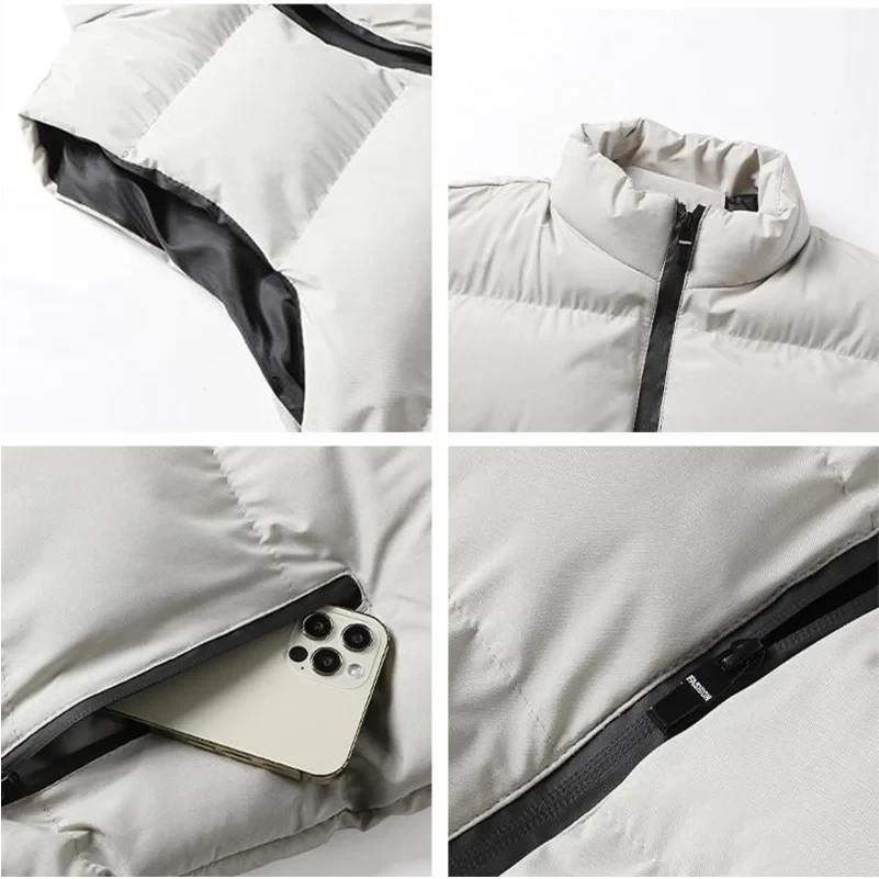 Sleeveless Vest Men's Stand Collar Thicken Jacket Down GlowCart