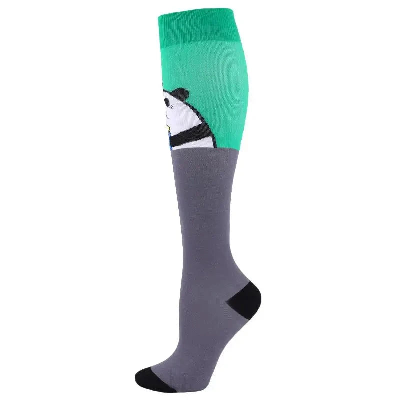 Men Women Compression Socks Varicose Veins Socks 20-30 Mmhg Outdoor Sports Cycling Travel Flight Nurse Running Leg Support Socks GlowCart