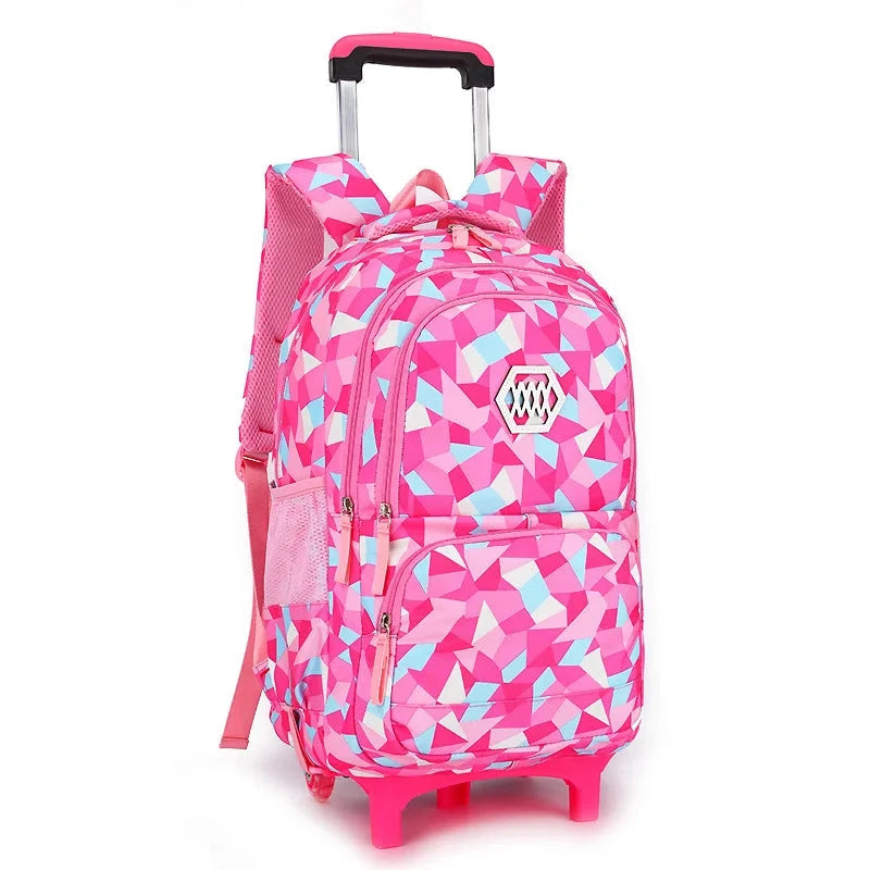 wheeled bags for girls kids Travel luggage Rolling School GlowCart