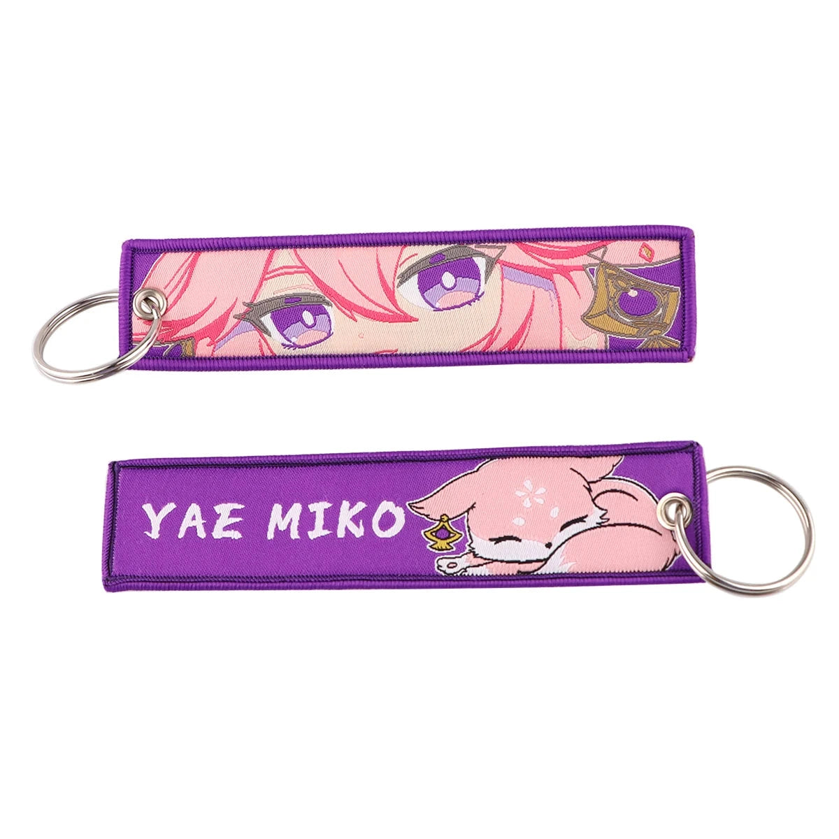 Classic Anime Cool Embroidery Key Fobs Key Tag Motorcycles GlowCart