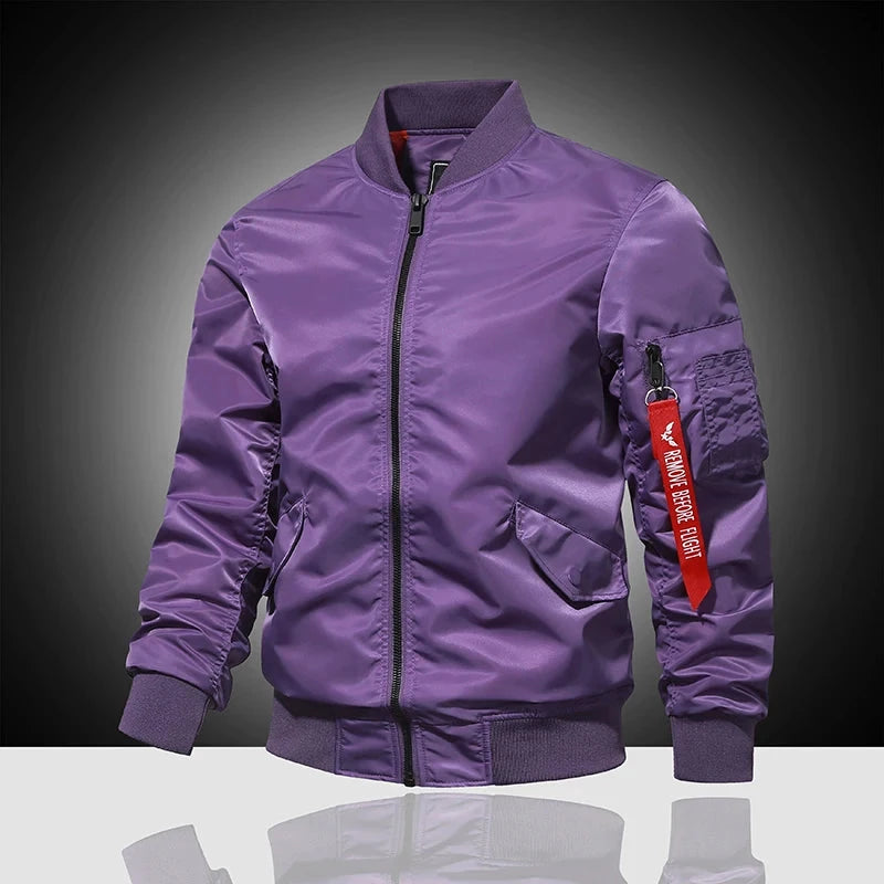 Spring and Autumn Winter Air Force MA1 Pilot Jacket Men's GlowCart