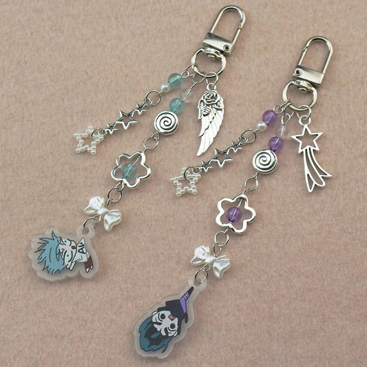 Anime Alien Stage Ivan Till Cosplay Key Chain Acrylic Kawaii GlowCart