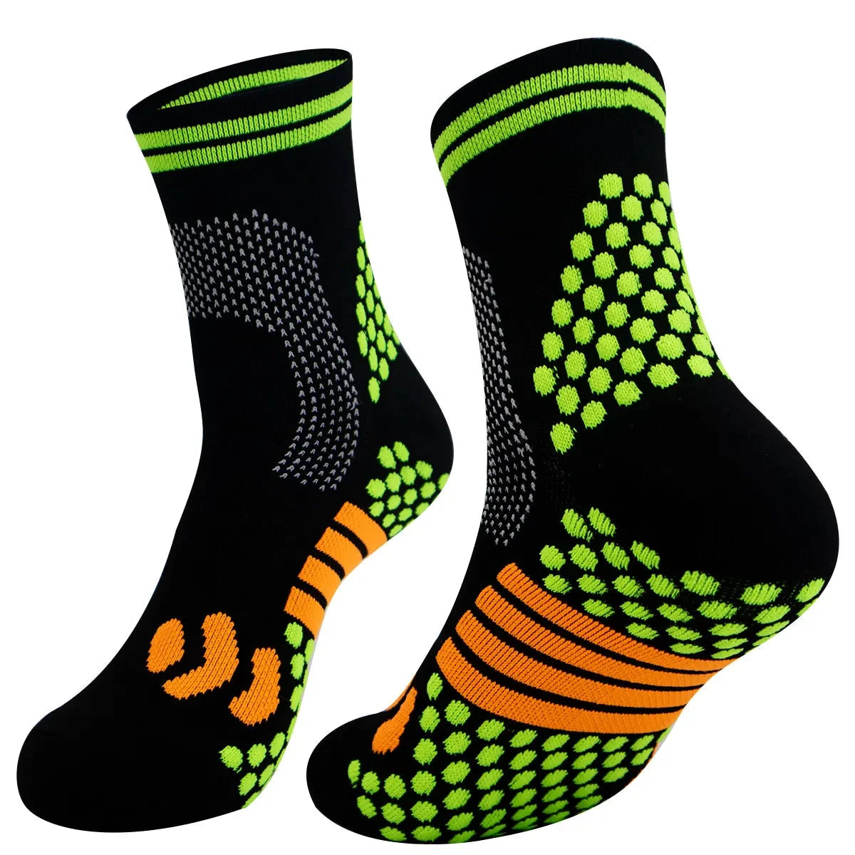 Pair of Football Socks Men's Sports Socks Mid-calf Socks Silicone Non-slip Dot Socks Basketball Yoga Socks for Women GlowCart
