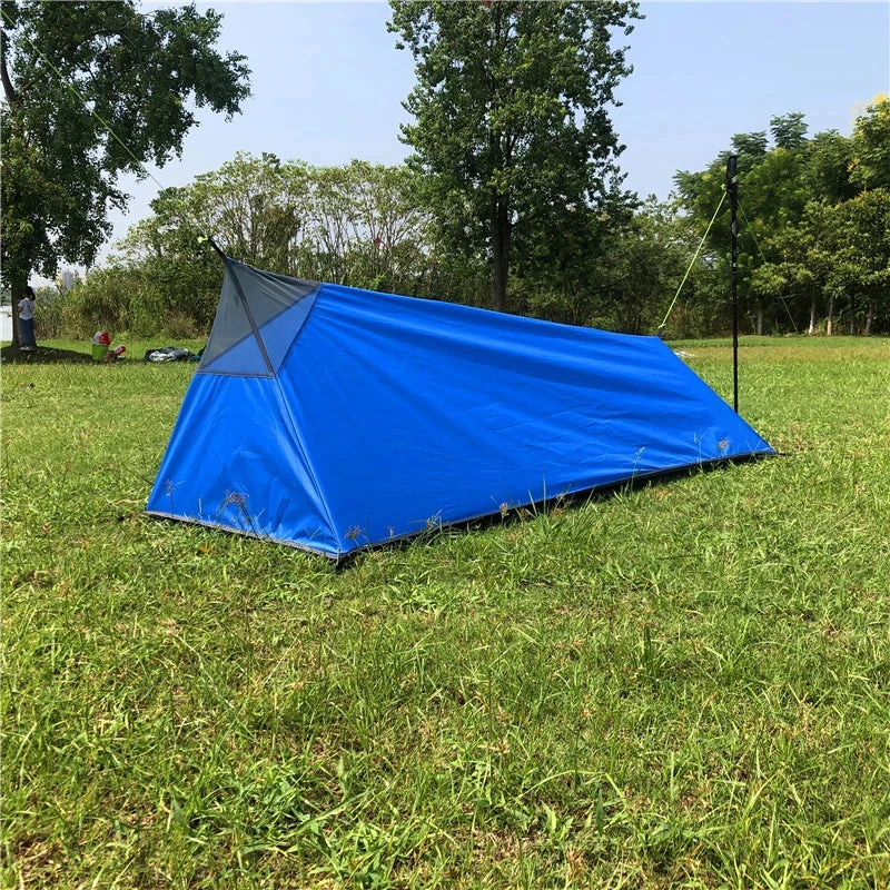 Poleless A-frame Tent Outdoor Ultralight Rodless Camping GlowCart